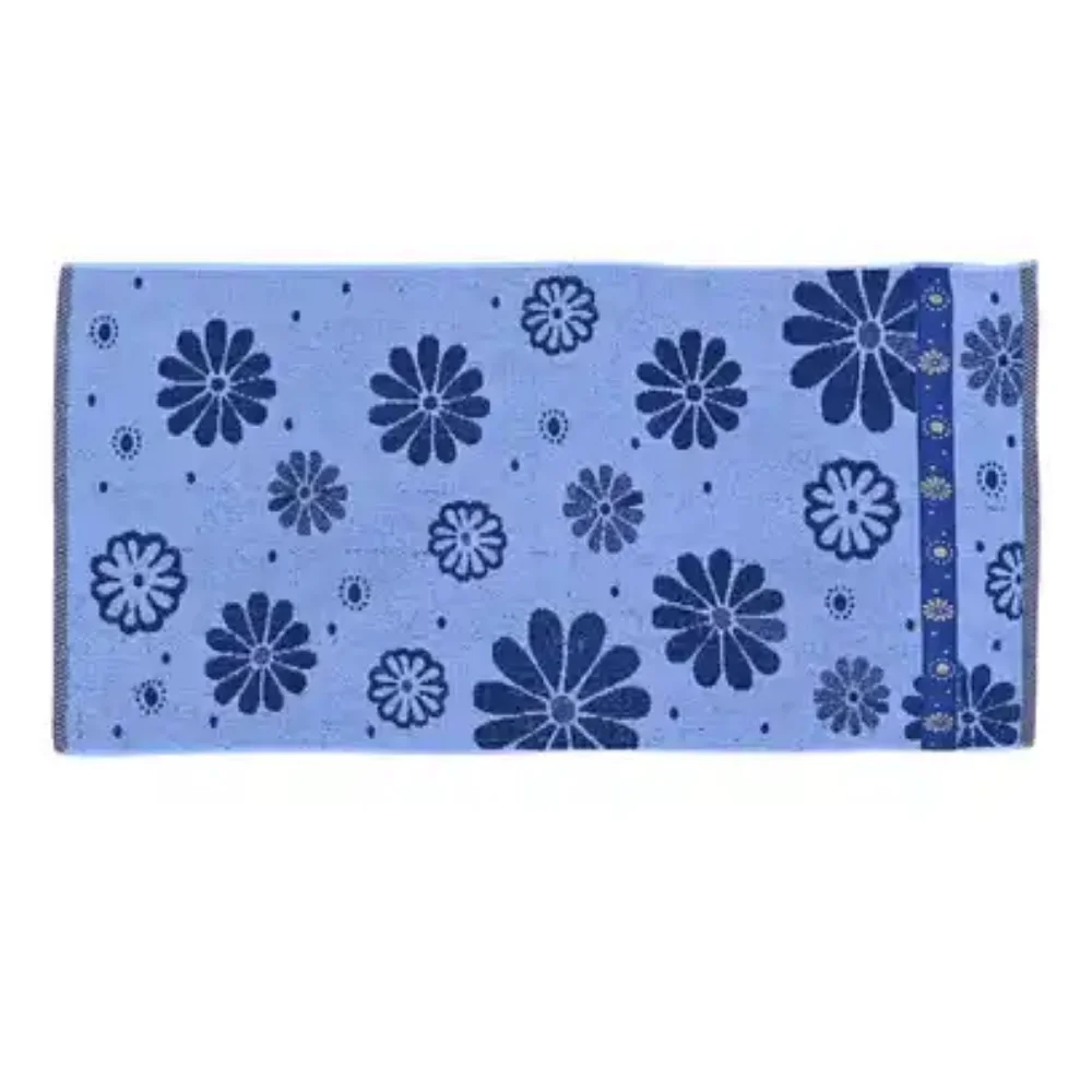 HOMESMART Bundle of 2 Bath/Beach Towel in Blue